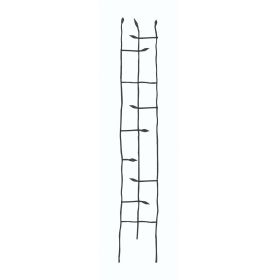 Metal Narrow Garden Trellis Sprouting Twig Leaf