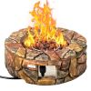 40,000 BTU Circle Stone Propane Fire Pit