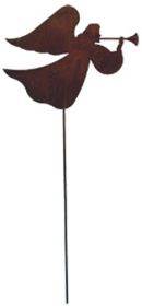 Angel Rusted Garden Stake