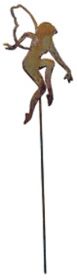 Garden Fairy Rusted Garden Stake