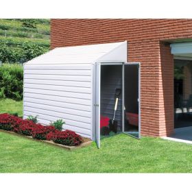 Steel Storage Shed with Sloped Roof