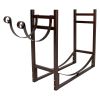 Bronze Firewood Rack with Removeable Kindle Holder