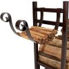 Bronze Firewood Rack with Removeable Kindle Holder