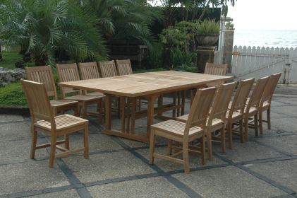 Sahara Rialto 13-Pieces Rectangular Dining Set