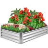 Steel Rust Resistant Open Bottomed Raised Planter Bed