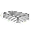 Steel Rust Resistant Open Bottomed Raised Planter Bed