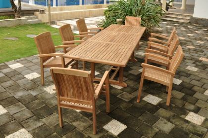 Bahama Stackable Chair Dining Set