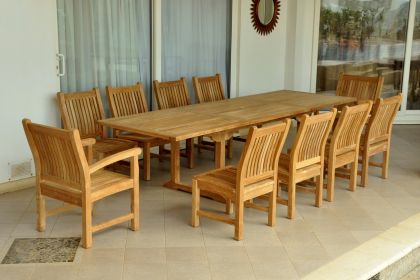 X-Long Bahama Sahara Rectangular Table Set