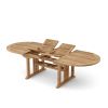 Sahara 106" Oval Double Extension Table