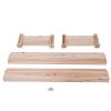 Solid Wood 3-Tier Raised Garden Bed Planter