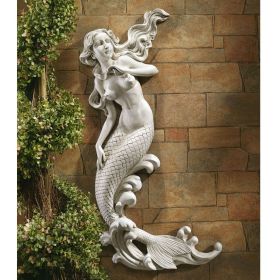 Mermaid Wall-Mounted Garden Statue