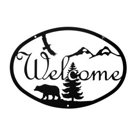 Bear Welcome Sign