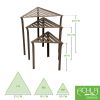 Triangular Nesting Tables Set