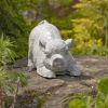 "Truffles" the Small Magnesium Piglet Statue