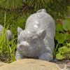 "Truffles" the Small Magnesium Piglet Statue