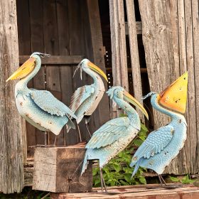 Assorted Style Coastal Blue Pelicans