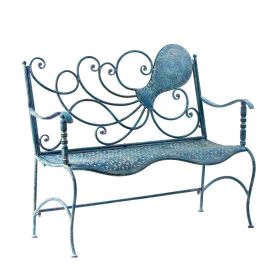 Coastal Octopus Bench with Curved Seat