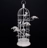 Metal Bird Cage Candle Holder