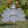 Large Galvanized Turkey Flat Garden Stake