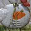 Large Galvanized Turkey Flat Garden Stake