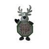 Galvanized Iron Christmas Crossing Guard Sign Decorations