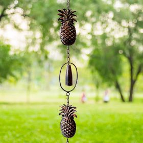 Iron Rain Chain with Pineapples