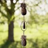 Iron Rain Chain with Pineapples