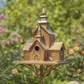 Copper-Colored Multi-Home Birdhouse "Montana"