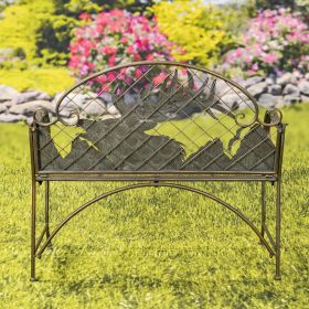 Selkirk Cairbou Backrest Iron Bench