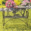 Strasburg Iron Cow & Windmill Silhouette Bench