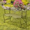 Nockamixon Blooming Tree & Birds Iron Bench