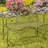 Nockamixon Blooming Tree & Birds Iron Bench