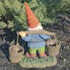 Gnome Holding Two Buckets