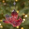 Set of 6 Assorted Three-Piece Acrylic Cardinal Chain Ornament