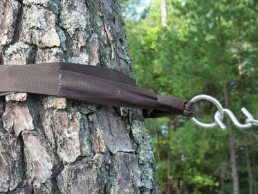 Eco-Friendly Hammock Tree Straps with Heavy Duty Carabiners