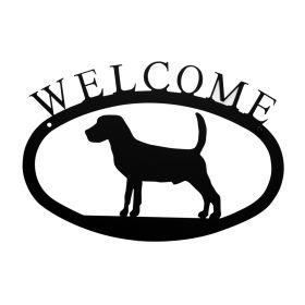 Dog Breed Small Welcome Signs (Breed: Beagle)