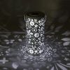 Punched Metal Bloom Lantern