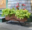 Odette Copper Flower Box and Stand