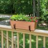 Plain Copper Flower Box Mounting Kits