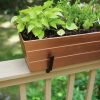 Plain Copper Flower Box Mounting Kits