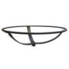 12" Crackle Glass Birdbath with Over Rail Bracket