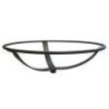 12" Crackle Glass Birdbath with Tripod Stand