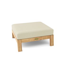 Palermo Ottoman (Color & Fabric: Linen Antique Beige)