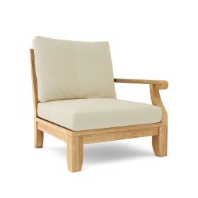 Riviera Left Modular Deep Seats (Color & Fabric: Linen Antique Beige)