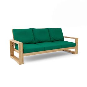 Capistrano Deep Seating Sofa (Color & Fabric: Canvas Forest Green)