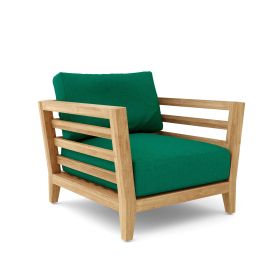 Cordoba Deep Seating Armchair (Color & Fabric: Canvas Forest Green)