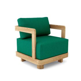 Granada Deep Seating Armchair (Color & Fabric: Canvas Forest Green)