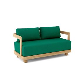 Granada Deep Seating Loveseat (Color & Fabric: Canvas Forest Green)