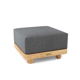 Granada Ottoman (Color & Fabric: Cast Charcoal)