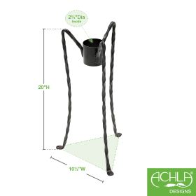 Footed Globe Stands (Size: 18 Inch)